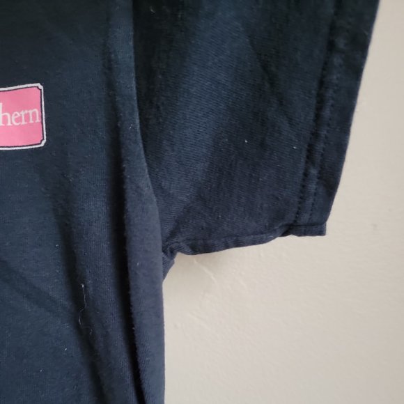 Simply Southern Shirt Womens Small Blue Gold God Is My Arrow Preppy Ladies B68 - Picture 5 of 9